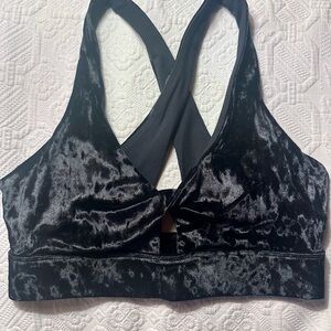 Velvet Black Women's Bralette